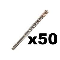 Milwaukee 4932478097 Pack of 50 SDS+ Plus MX4 Drill Bits 14mm x 210mm