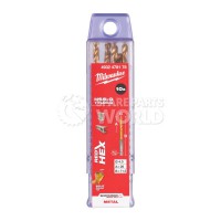 Milwaukee Metal Drill Shw Hsstin 4Mm-10Pc