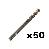 Milwaukee 4932479369 Pack of 50 SDS+ Plus MX4 Drill Bits 10mm x 115mm