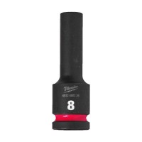 Milwaukee Hex Socket Shockwave 1/2 Deep 8mm-1pc