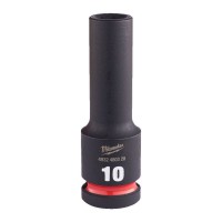 Milwaukee Hex Socket Shockwave 1/2 Deep 10mm-1pc