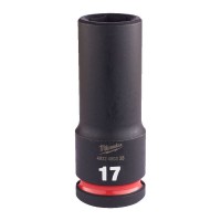 Milwaukee Hex Socket Shockwave 1/2 Deep 17mm-1pc