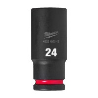 Milwaukee Hex Socket Shockwave 1/2 Deep 24mm-1pc