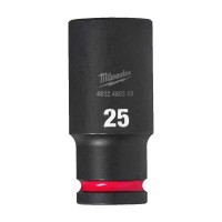 Milwaukee Hex Socket Shockwave 1/2 Deep 25mm-1pc