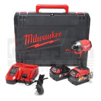 Milwaukee M18ONEID Next Gen 18 Volt One-Key Cordless Brushless Impact Driver 2 x 5.0Ah Batteries