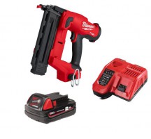 Milwaukee M18 FN18GS-0X M18 FUEL 18 GS FINISH NAILER NAIL GUN BODY + 2AH Battery