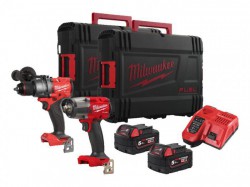 Milwaukee M18 Fuel Impact Wrench & Combi Kit