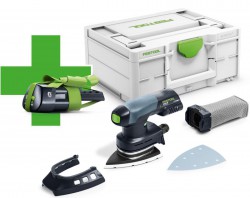 Festool 577593 DTSC 400-BASIC 18V ERGO Cordless Delta Sander + 3Ah Battery