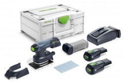Festool 577685 Cordless Orbital Sander RTSC 400 3,0 I-Plus 18V 2x3Ah