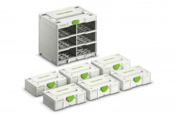 Festool 577816 Systainer SYS3-RACK 337 Organisation Rack With 6 x Systainer SYS3 S 76