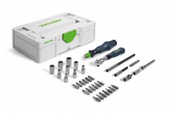 Festool 578112  SYS3 S 76-1/4\" -CE RA Screwdriver and Bits Set