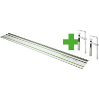 Festool 578422 FS 1400/2 Lt Edt FSZ 1400mm Guide Rail With Fastening Clamps
