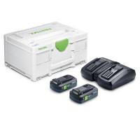Festool 578820 18V TBX4 Tabless Energy Set 2 x 4.0Ah Batteries & TCL6DUO Charger GB