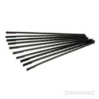 Silverline Scroll Saw Blades 130mm 10pk 24tpi 580485