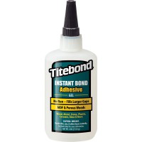 Titebond 6232 4oz Instant Bond Adhesive Gel for Wood Metal Stone Ceramic and Glass