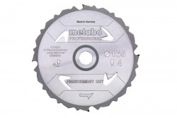 Metabo 628287000 PCD Circular Saw Blade 160 x 4T x 20mm - Fibre Cement Cut Professional