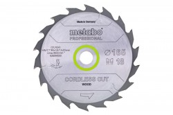 Metabo 628294000 HW/CT 165 x 18T x 20mm Cordless Cut Circular Saw Wood Blade - Professional
