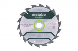 Metabo 628650000 HW/CT Cordless Cut Wood Circular Saw Blade 165 x 18T x 20mm - Classic