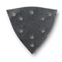 Fein 130mm 60/80/120/180/240 Grit Perforated Triangular Sanding Sheets 16 Pack