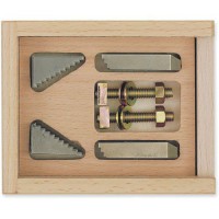 Proxxon 24256 Step clamp set (steel) for workpiece thickness max. 20 mm NO 24 256