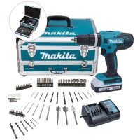Makita HP488DWAX4 18V G Series Combi Drill Kit in Aluminium Toolbox - HP488DWAX4