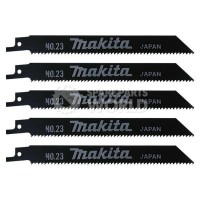 Makita 792148-9 160mm Reciprocating Saw Blades 9TPI Pack of 5
