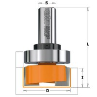 CMT 801.128.11B 12.7mm Mortising Router Bit Cutter 1/4\" Shank TCT