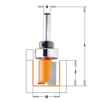 CMT 811.127.11B 1/4\" Shank TCT Pattern Router Cutter Bit with Bearing 12.7mm x 19mm