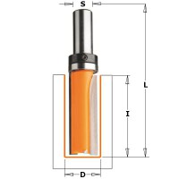 CMT 812.127.11B 1/4\" Shank TCT Pattern Router Bit Cutter with Bearing 12.7mm x 31.7mm