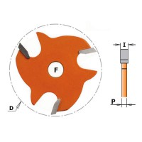 CMT 822.320.11 Slot Cutter 2mm x 47.6mm Diameter x 8mm Bore