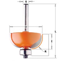 CMT 837.190.11 4.75mm Cove Router Cutter Bit with Bearing 22.2mm x 12.7mm 1/4\" Shank TCT