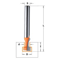 CMT 850.001.11 9.5mm Keyhole Router Cutter Bit 9.5mm x 11mm 1/4\" Shank TCT