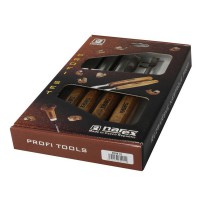 Narex Set of 4 Hand Made Straight & Spoon Profi Carving Chisels In a Case