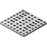 Fein 99100001361 VersaMAG L Welding Plate 400 x 400mm �28mm Hardened Aluminium