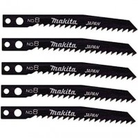 Makita A-85911 Pack of 5 No. 8 Wood Cutting Jigsaw Blades