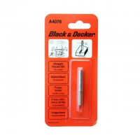 Black & Decker A4076 6mm Straight Router Bit 1/4\" Shank HSS