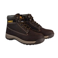 DeWalt Apprentice Nubuck Safety Boots - Brown - Size 6