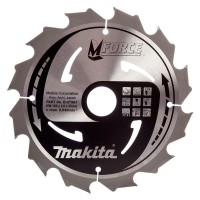 Makita B-07967 M Force TCT Circular Saw Blade Course Cut For Wood 190mm x 30mm 12T