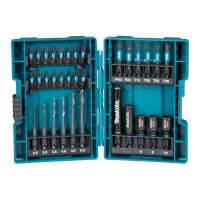 Makita B-66896 33 Piece Black Impact Torsion Screwdriver & Drill Bit Set