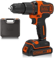 Black & Decker BCD700S1K 18V Lithium-Ion 2 Gear Hammer Drill, Charger & 1.5Ah Battery