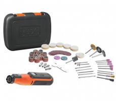 Black & Decker BCRT8IK 7.2V Cordless Rotary Tool with 52 Accessories in a Kit Box