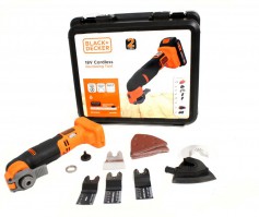 Black & Decker BDCOS18 18v Cordless Oscillating Multi Tool With Accessory Kit & Case - Body Only