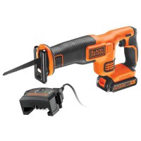 Black & Decker BDCR18C1 18V Recip Saw with 1.5Ah Battery, Charger & Blade