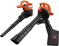 Black & Decker BEBLV260 3-in-1 Electric Garden Leaf Blower Vacuum