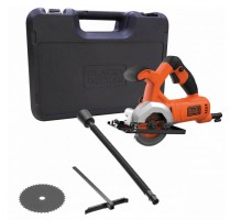 Black & Decker BES510K 400W Cordled Compact 85mm Circular Saw with 2 Blades & Kitbox