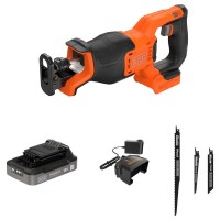 Black & Decker BLCR78E1 18V Cordless Brushless Reciprocating Saw 1 x 2.5Ah
