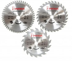 3x Spartacus Wood Cutting Blades 18T 30T 50T