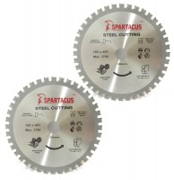 Spartacus 165 x 40T x 20mm Steel Cutting Circular Saw Blade Pack of 2