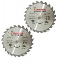 Spartacus 184 x 24T x 16mm Wood Cutting Circular Saw Blade Pack of 2