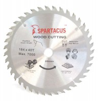 Spartacus 184 x 40T x 20mm Wood Cutting Cordless Circular Saw Blade